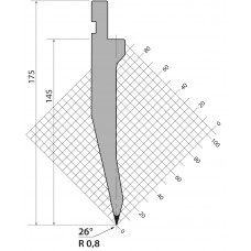 TOP175-26-R08 Rolleri Top Tool 26 Degree 